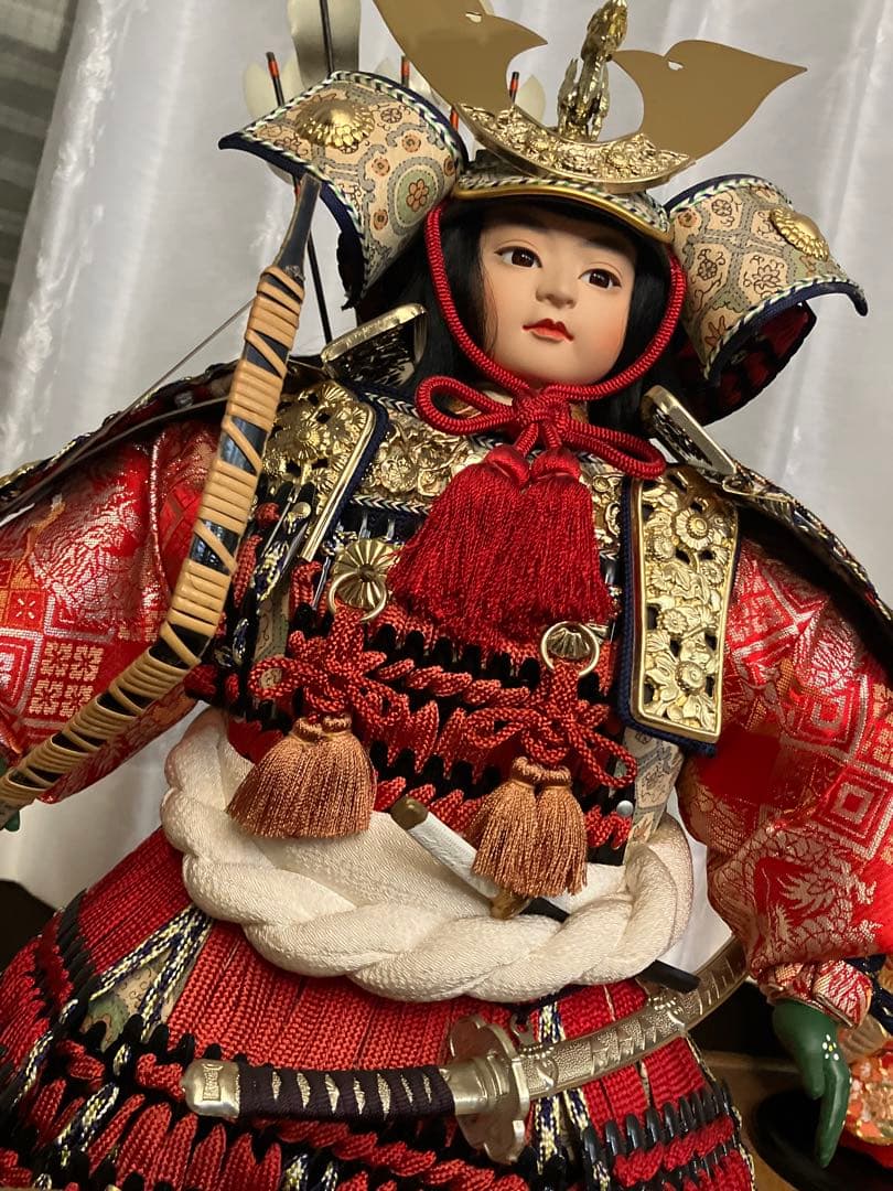 市松人形 豪華衣装 黒髪 プレミアムクオリティ