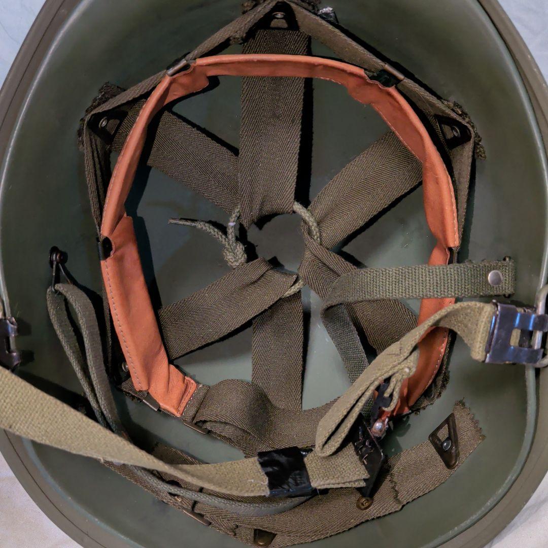 アメリカ軍　M1ヘルメット　二重構造　ナム戦装備　　重量1528g