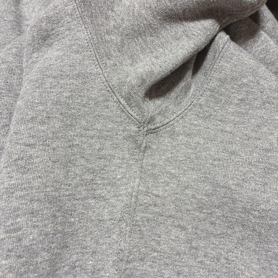 ラルフローレン　裏起毛　フードスウェットワンピース　グレー　大きいサイズ