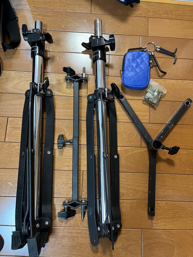 パール製 トラベルコンガ スタンド2セット