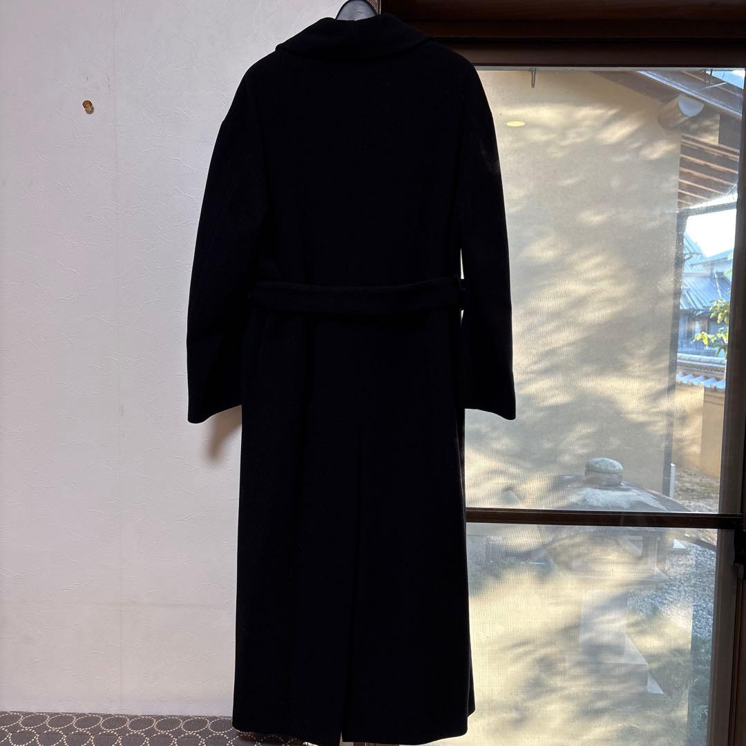 【美品 】エンポリオ アルマーニ ロングコートBLACK黒