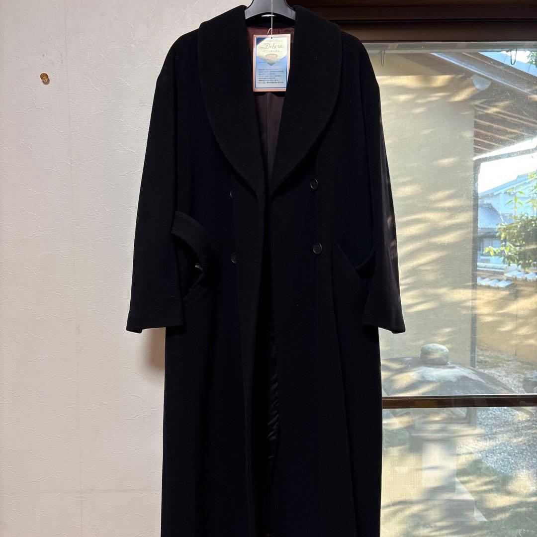 【美品 】エンポリオ アルマーニ ロングコートBLACK黒