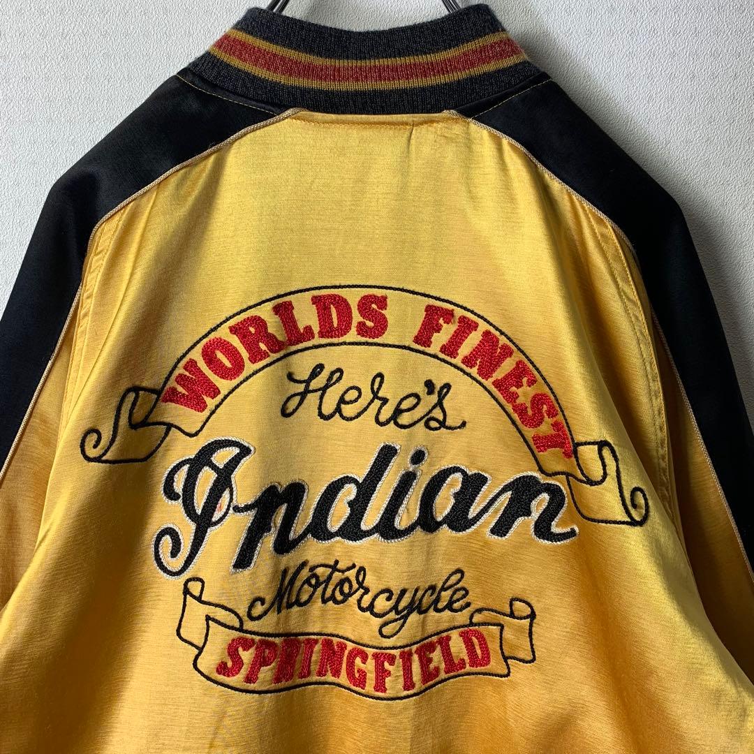 M品番 東洋エンタープライズ スポーツジャケット スカジャン インディアン刺繍