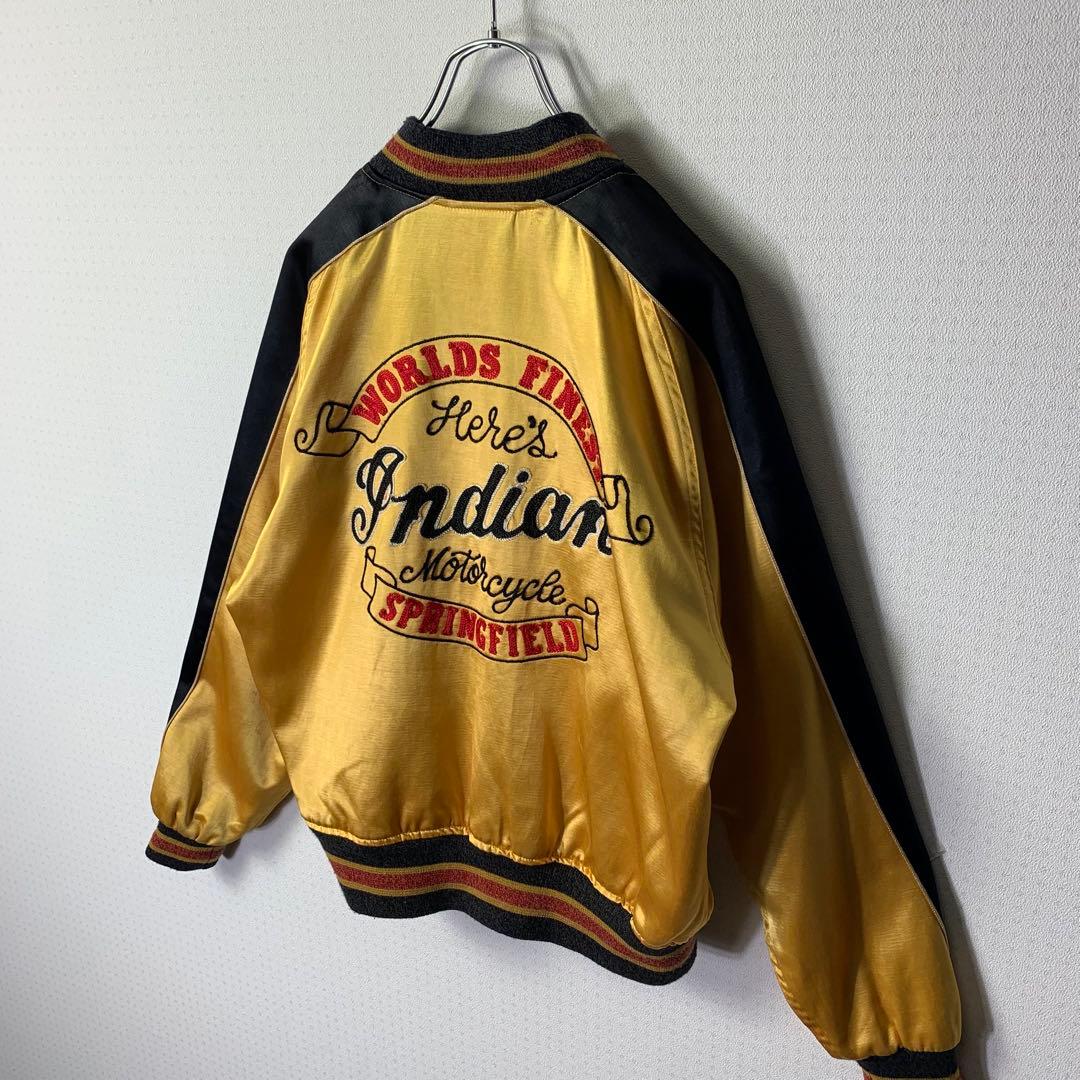 M品番 東洋エンタープライズ スポーツジャケット スカジャン インディアン刺繍