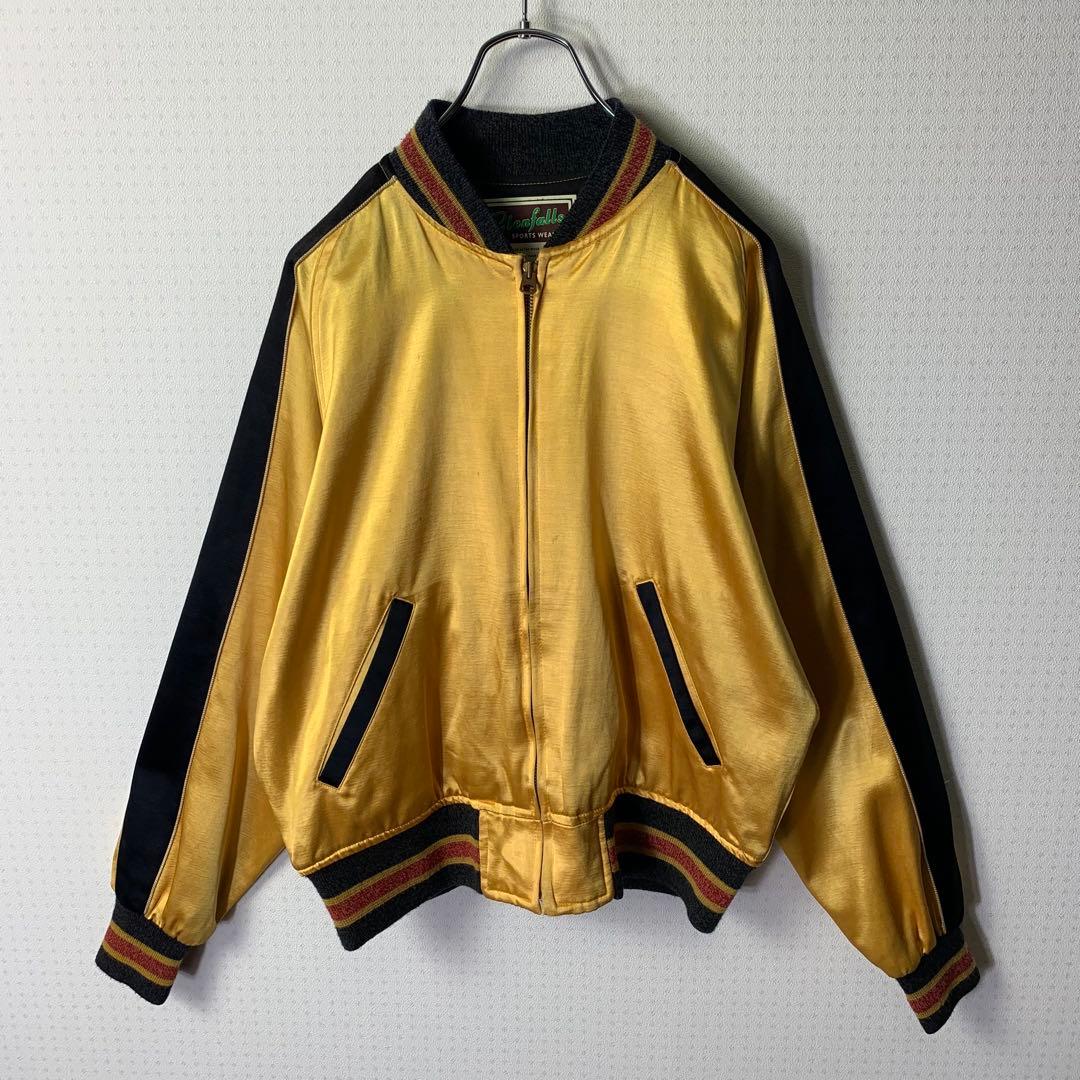 M品番 東洋エンタープライズ スポーツジャケット スカジャン インディアン刺繍