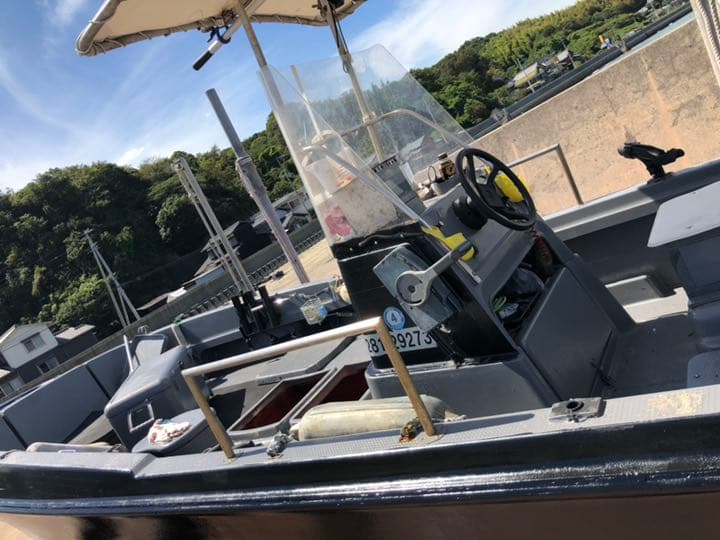 フィッシャーマン７０馬力 船外機 舟