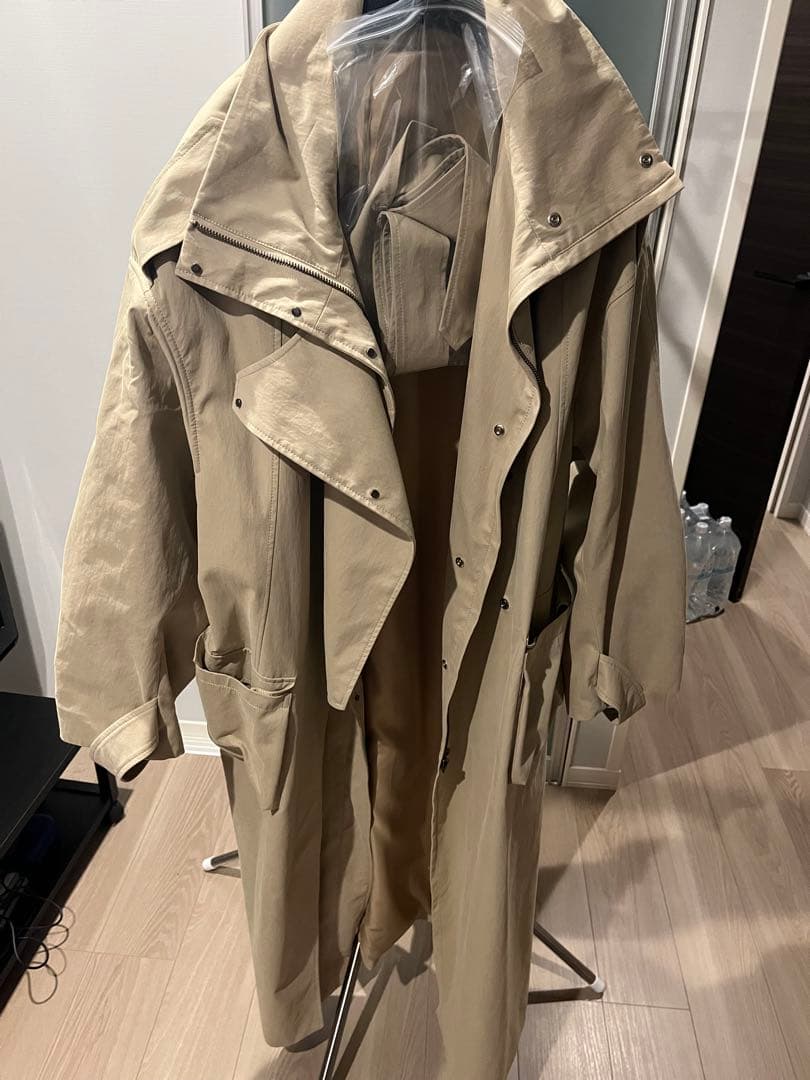 ジャケット・アウター credna trench coat/beige