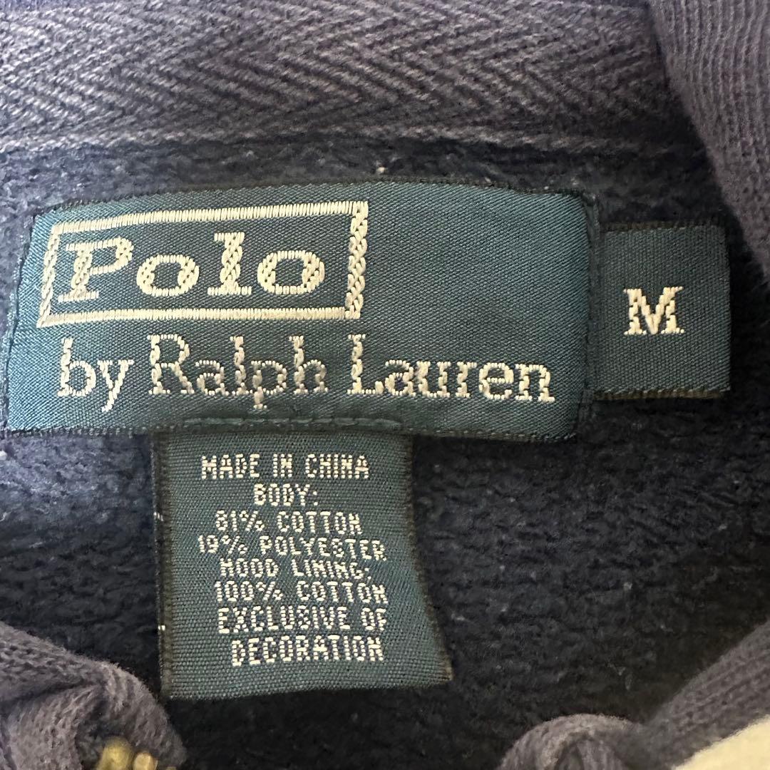 POLO RALPH LAUREN フルジップアップパーカー ネイビー フェード