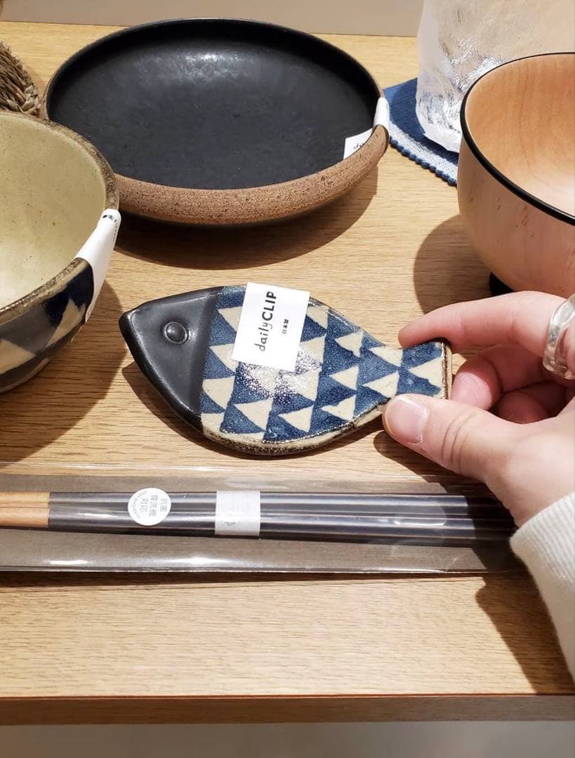 スタジオクリップ 路山窯さかなプレートM 路山窯さかなプレートS