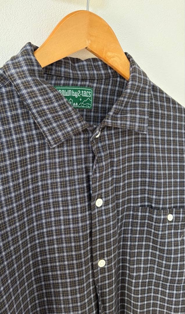 E*.様 BROWN by 2-tacs Open collar