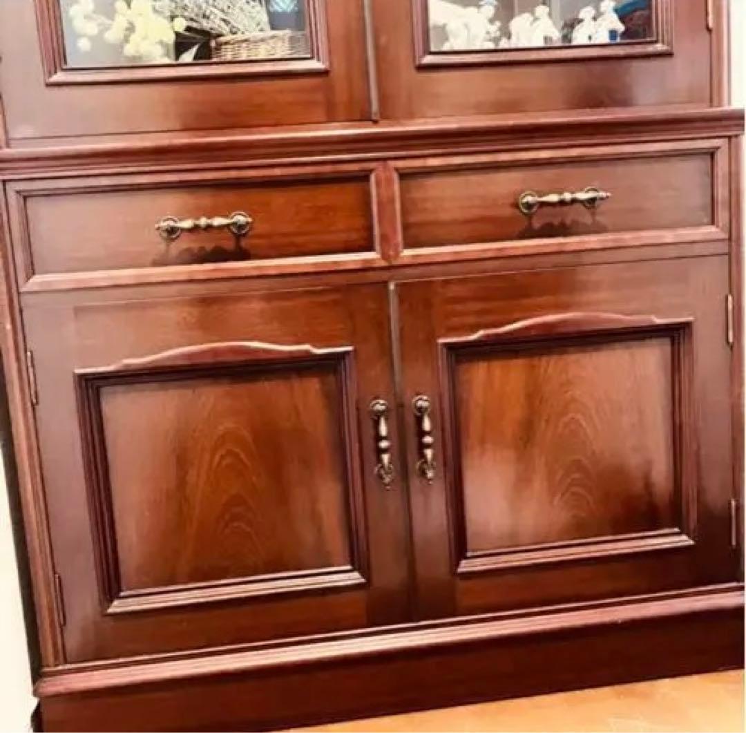 最終価格　　ブックシェルフ　本棚　食器棚　アンティーク