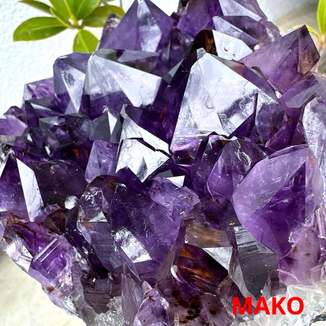 M1642☆アメジストクラスター2.0Kg☆天然石　原石☆N50202-D