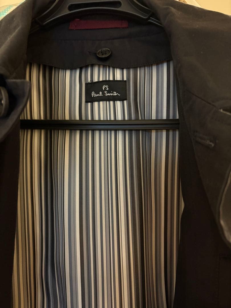 ポールスミス　コート　ネイビー　XL