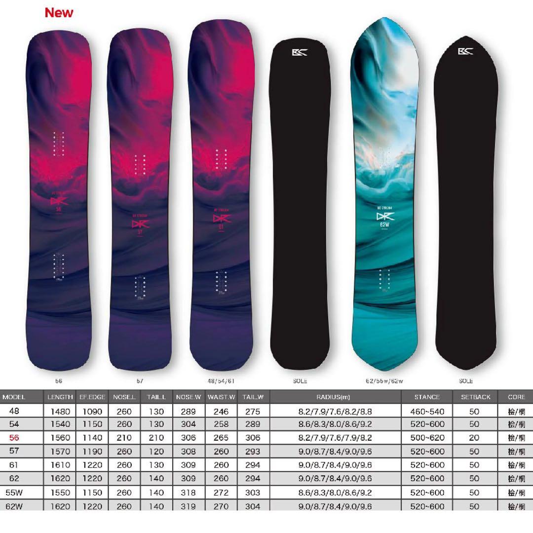 BC Stream DR スノーボード 148cm