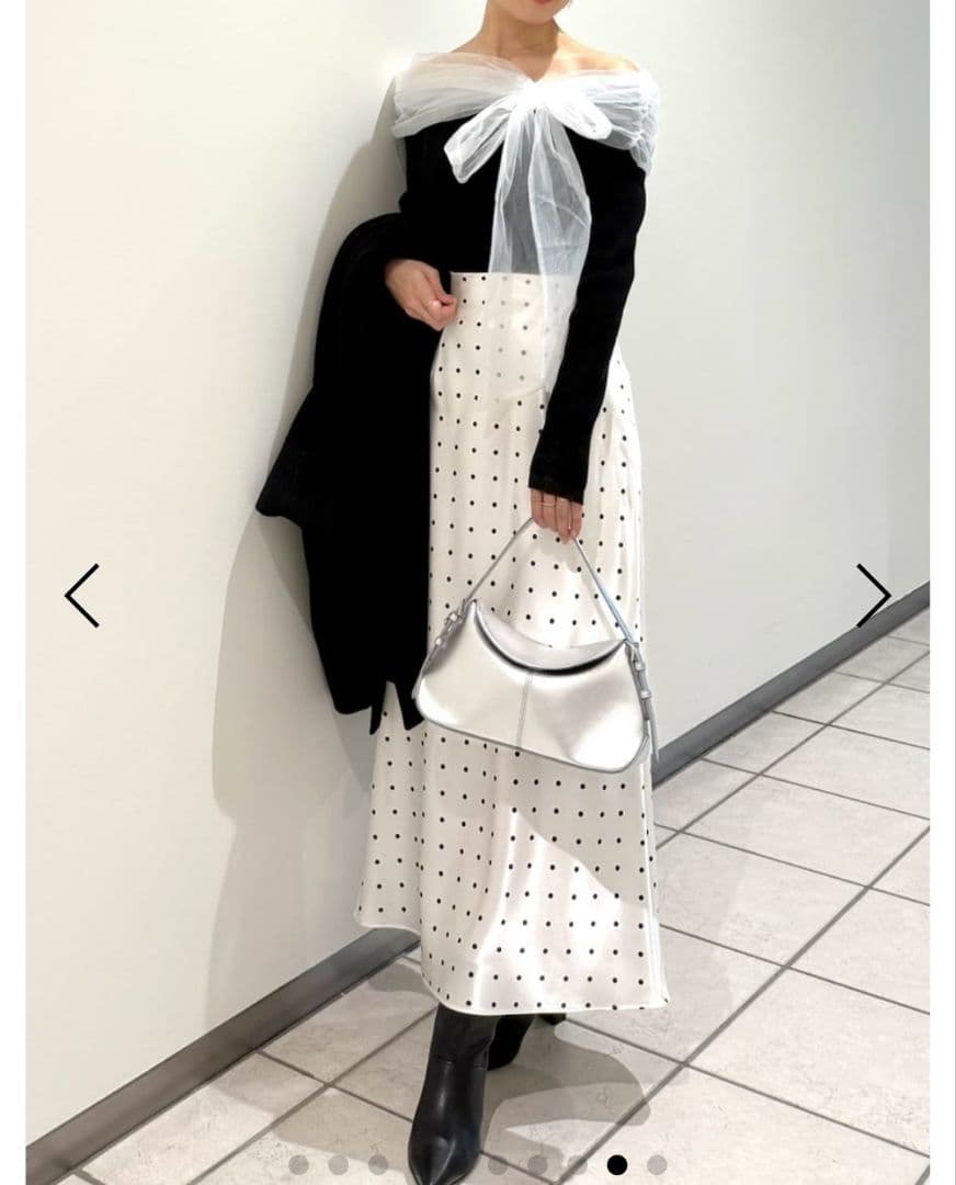 【2025AW今季新作】3wayリボンオフショルニットプルオーバー