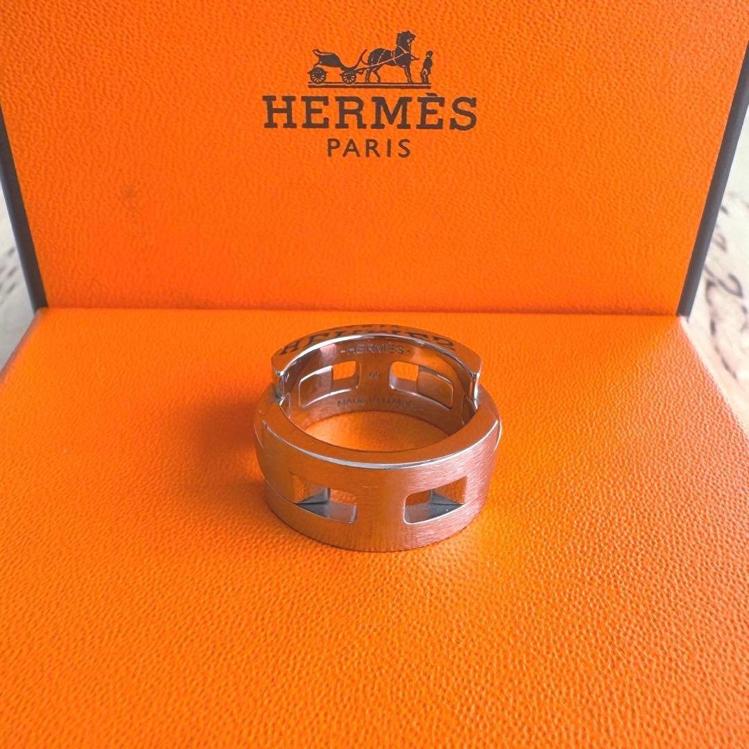 希少 HERMES Turbo リング 60サイズ メンズ 指輪