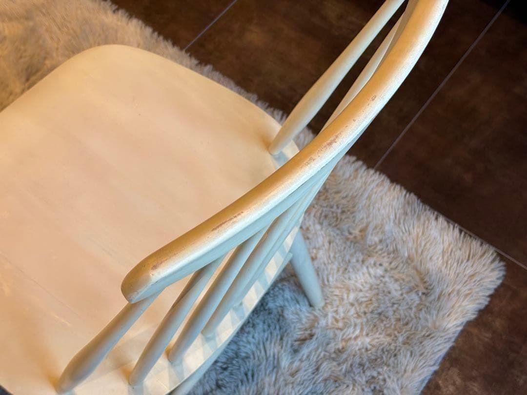 ②太平 ウィンザーチェア　ホワイト　ゴールドスミスチェア　2脚セット　IZ