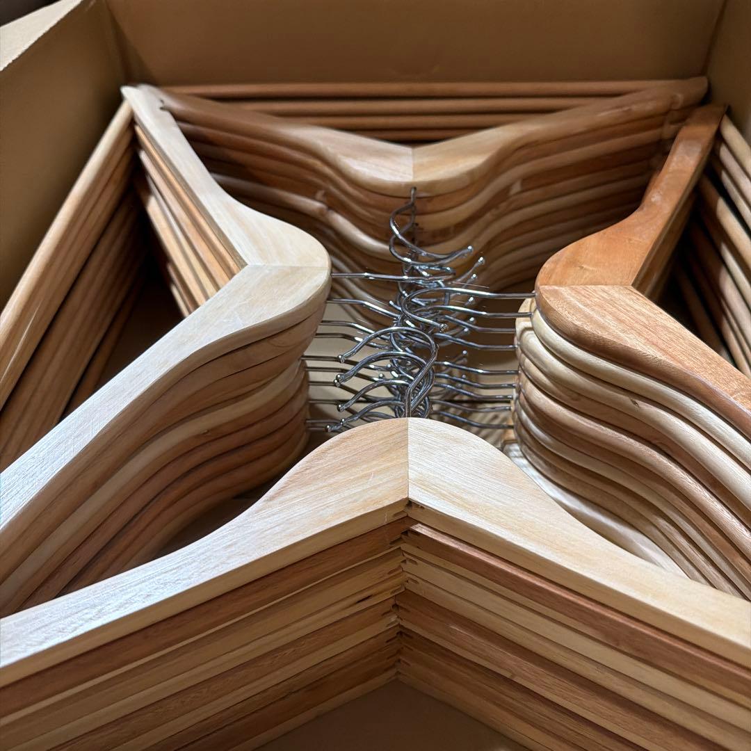 木製ハンガー 44本セット 無印良品