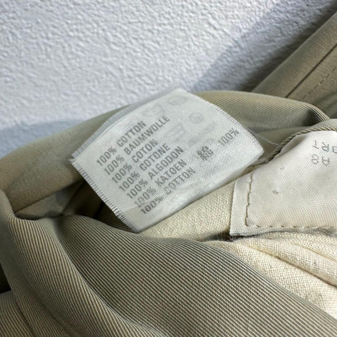 希少 アクアスキュータム 玉虫 チェック デザイン ステンカラーコート ベージュ