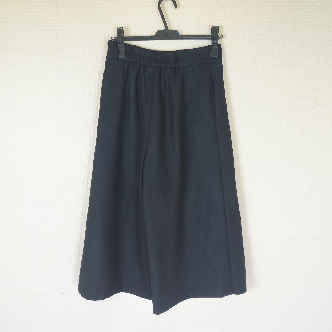 BLUE LABEL　CRESTBRLDGE ウールライクツイルガウチョパンツ