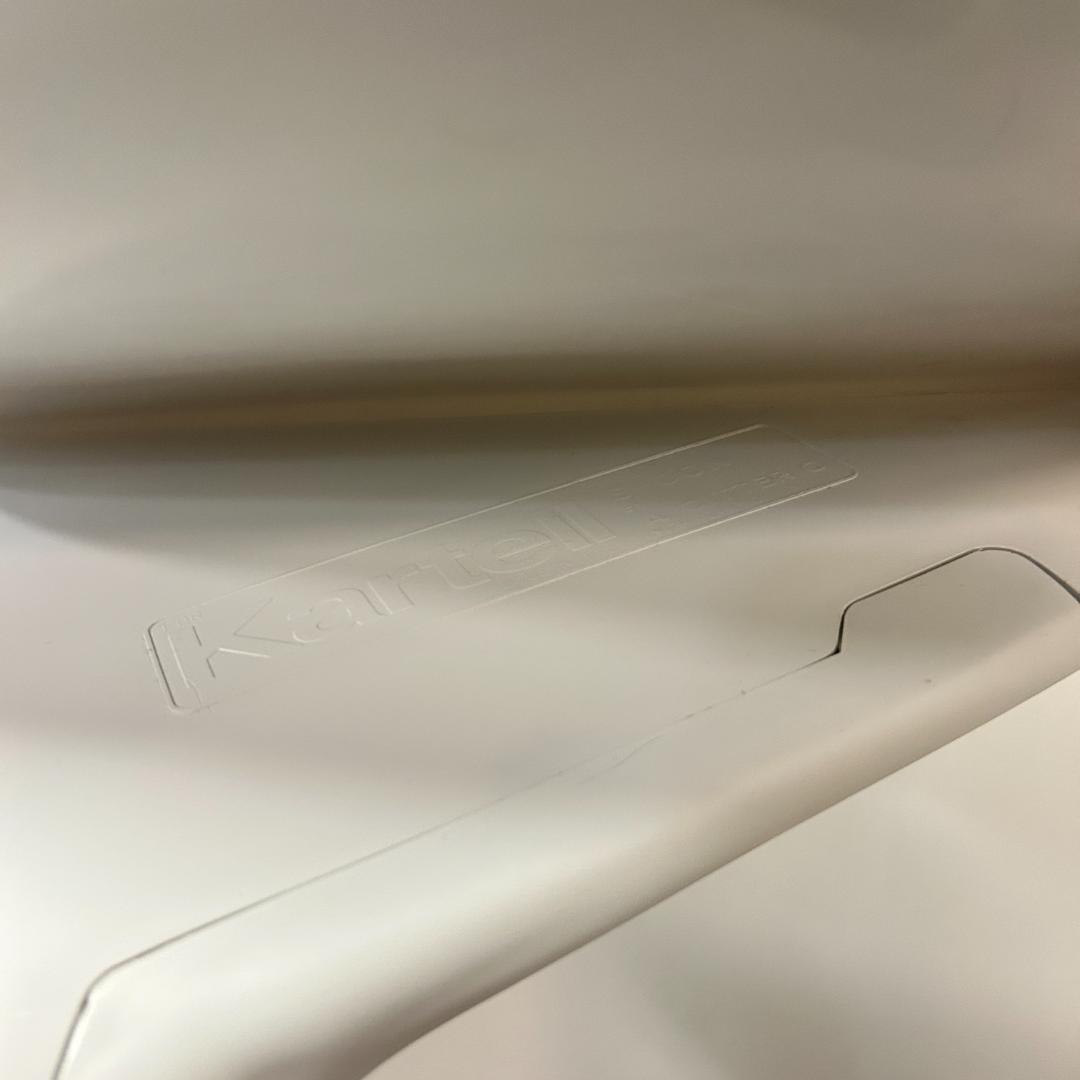 Kartell カウンターチェア SPOON ホワイト ハイチェア ハイスツール