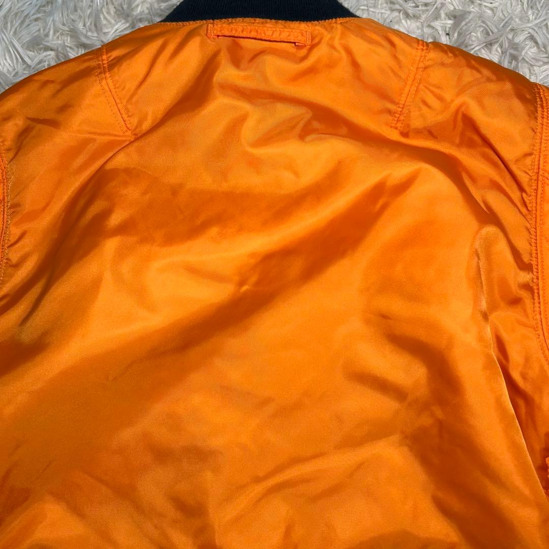 90s alpha industries ma-1 フライトジャケット　ネイビー