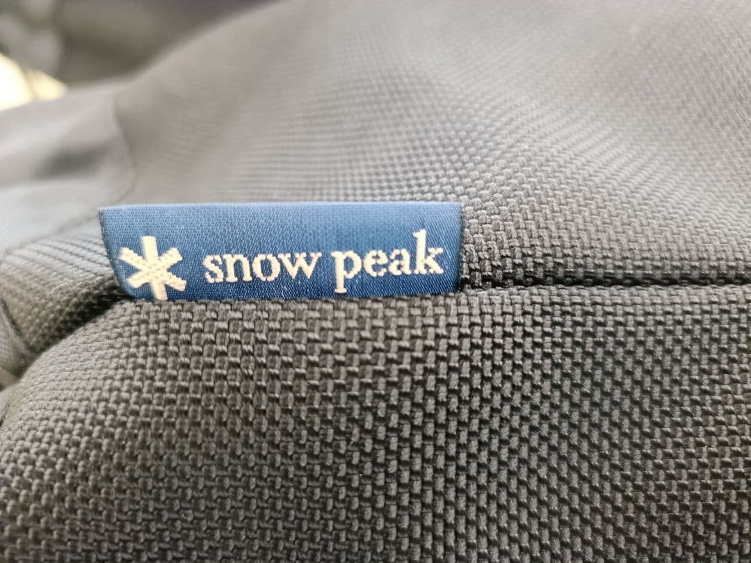 超美品　 peak　スノーピーク　ローチェア30 黒　コーデュラ