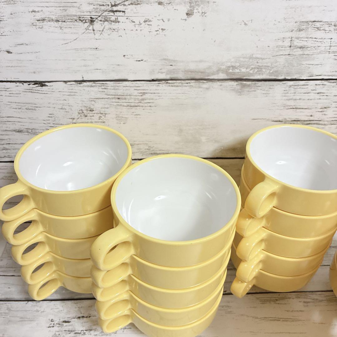 メラミン 柄付 スープカップ C18 国際化工（マルケイ）25個 ②