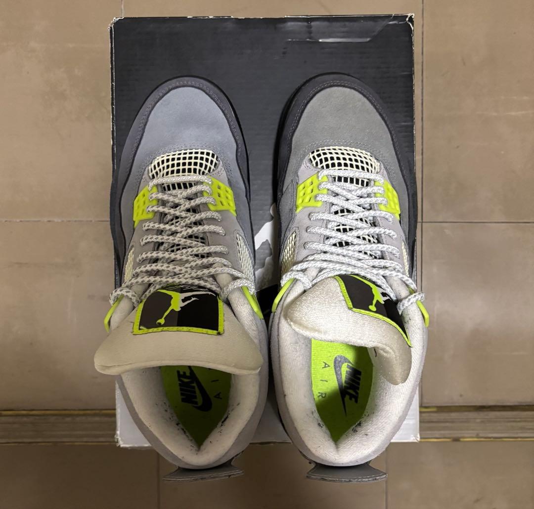 シューズ(男性用) NIKE AIR JORDAN 4 RETRO SE '95 NEON