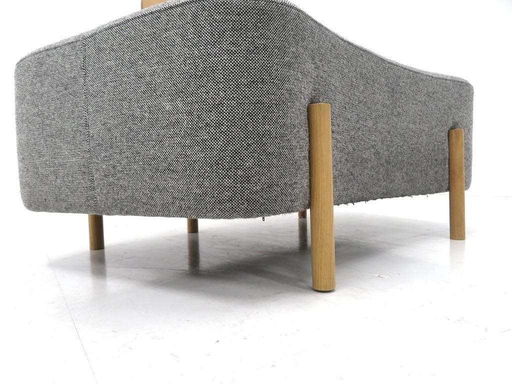 展示品　カリモク　ドラドラ　北欧　オーク材　ソファ ラウンジチェア　カフェ　北欧