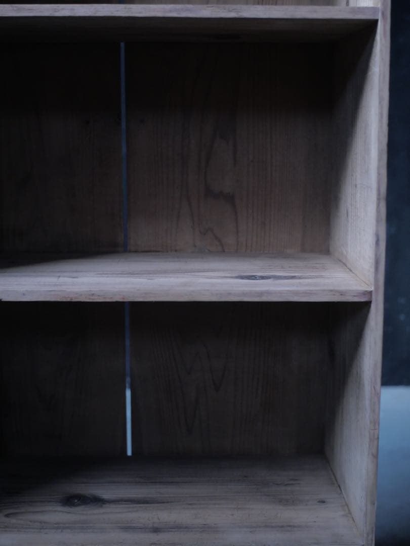 棚　飾り棚　食器棚　本棚　収納　木箱　古家具　古道具　アンティーク　昭和レトロ