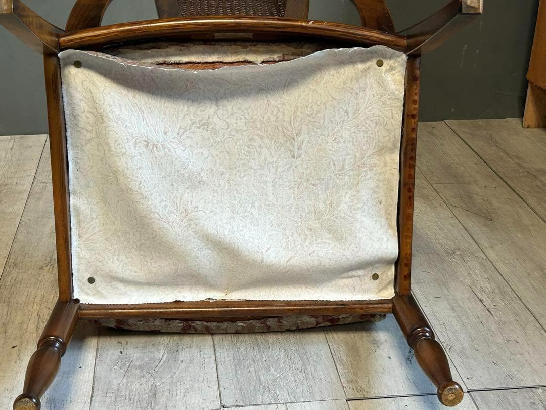 ②　カリモク　karimoku コロニアル　アームチェア　ヴィンテージ　IH