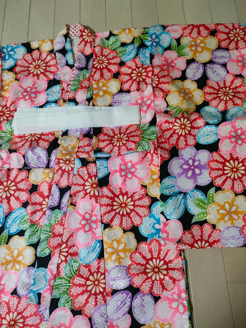 一度のみ着用七五三用華やか着物