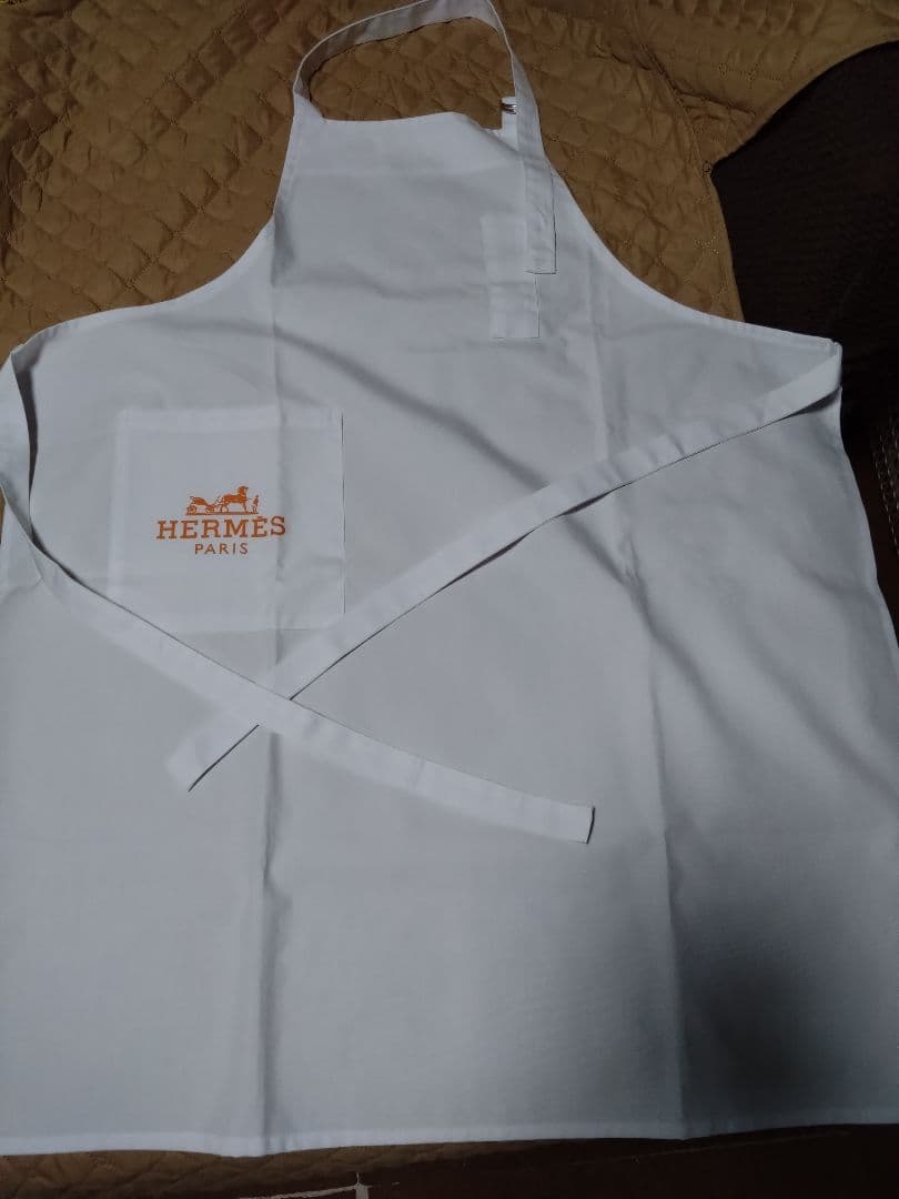エルメス非売品エプロン、手しごと展