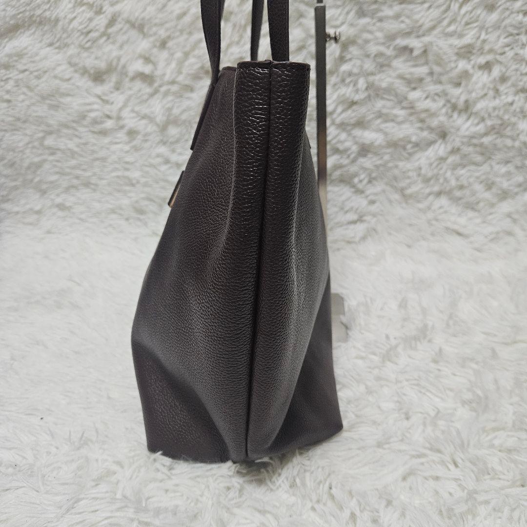 【美品　保存袋付】コールハーン　トートバッグ　現行　シボ革　シンプリー　大容量