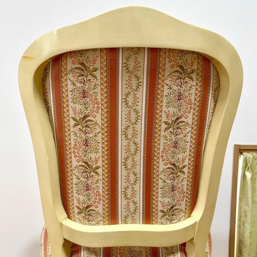 ロココ調 猫脚 ダイニングチェア アンティーク