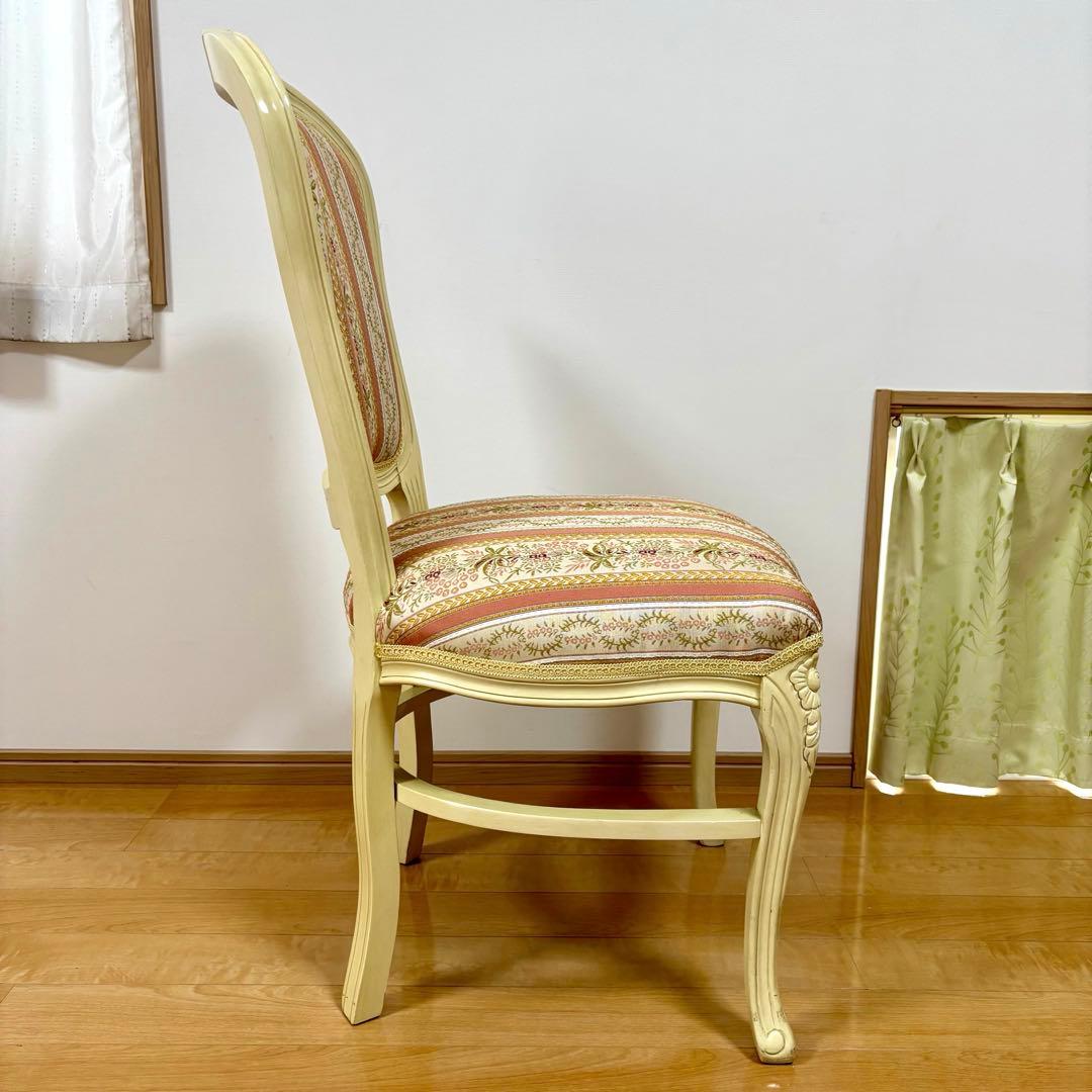 ロココ調 猫脚 ダイニングチェア アンティーク