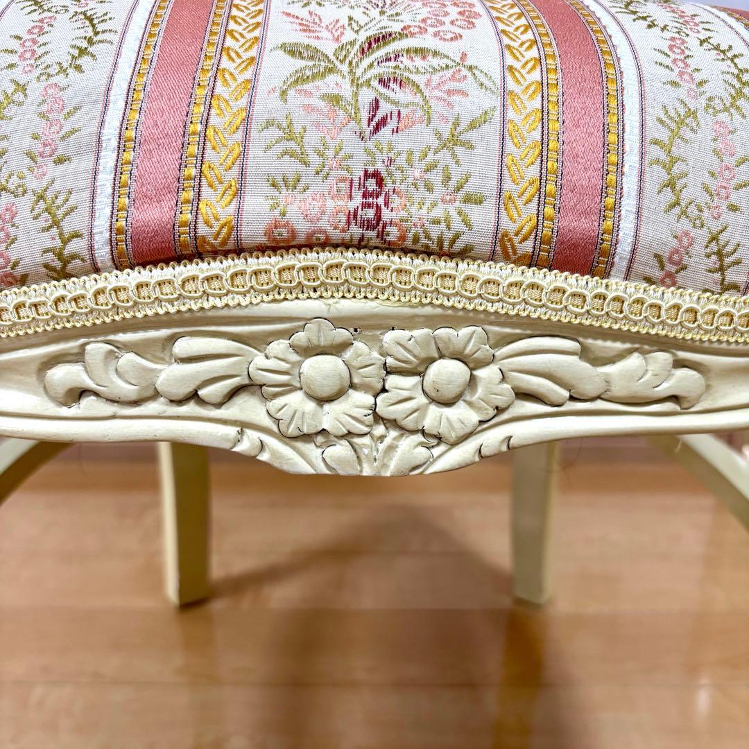 ロココ調 猫脚 ダイニングチェア アンティーク