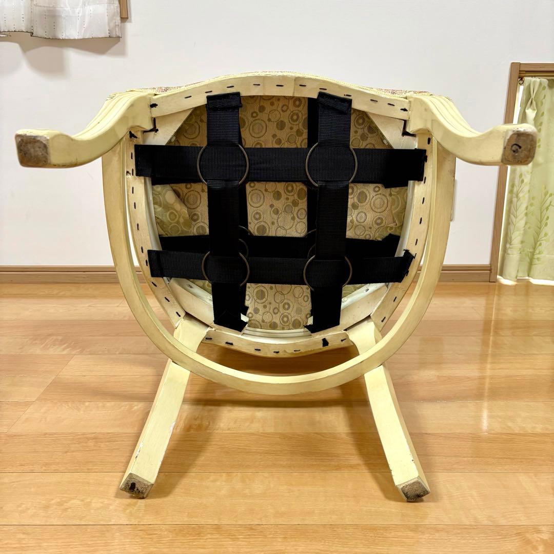 ロココ調 猫脚 ダイニングチェア アンティーク