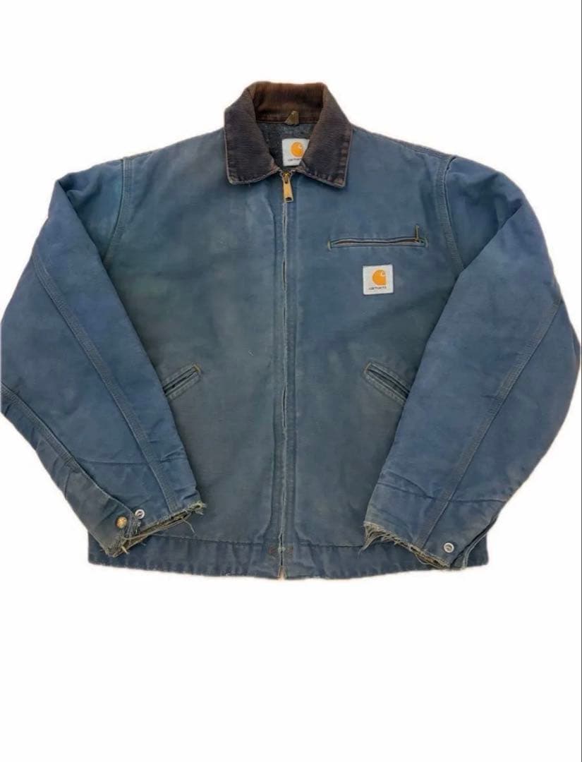 Carhartt Detroit Jacket ネイビー ブルー USA製90s