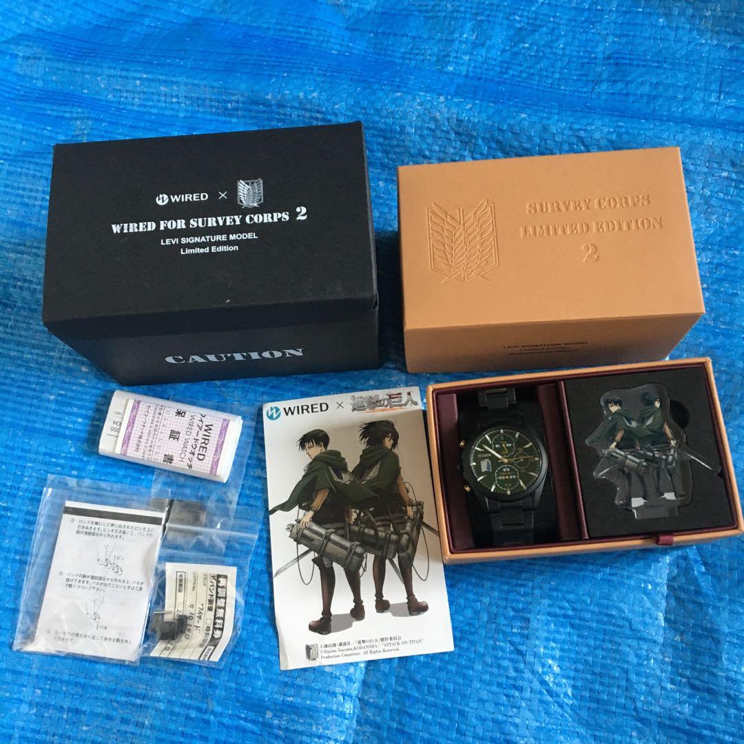 レア★SEIKO⬛︎WIRED⬛︎進撃の巨人⬛︎コラボ腕時計