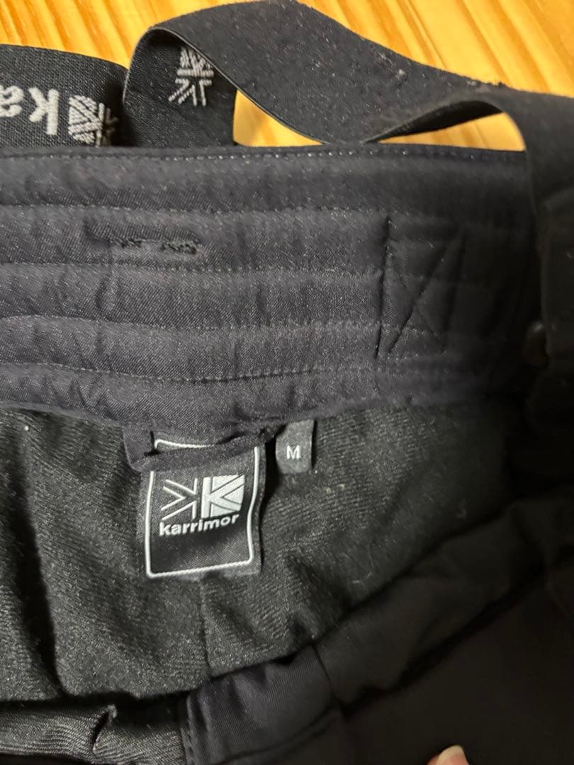 Karrimor サスペンダー付きスキーウェア Mサイズ ブラック