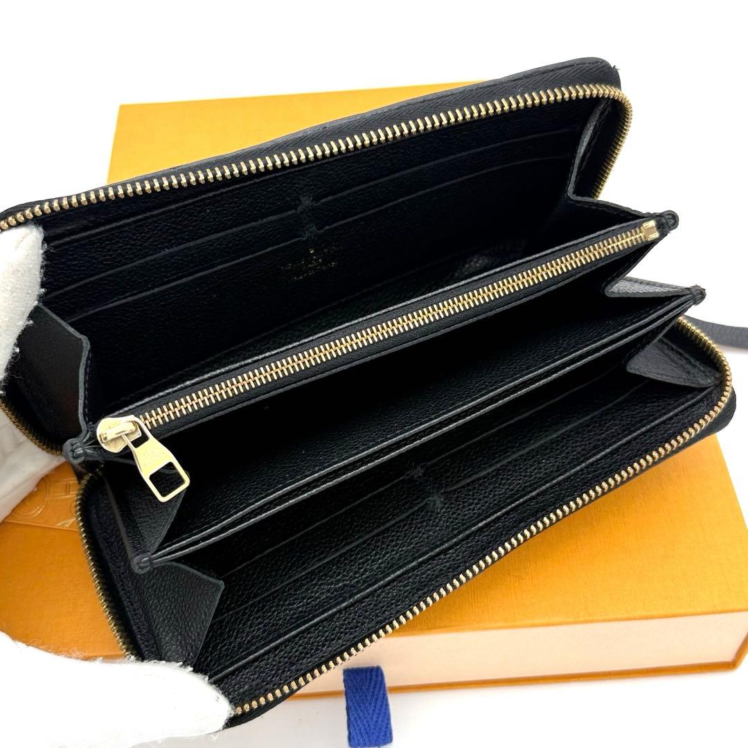 超美品✨ルイヴィトン アンプラント ジッピーウォレット 黒 長財布