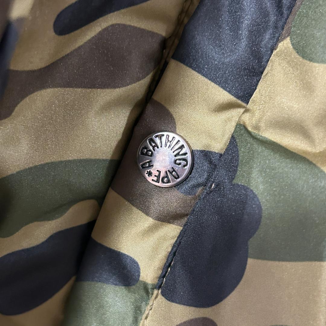 未使用　NIGO期　エイプ　BAPE×Alpha　MA-1　リバーシブル　カモ柄