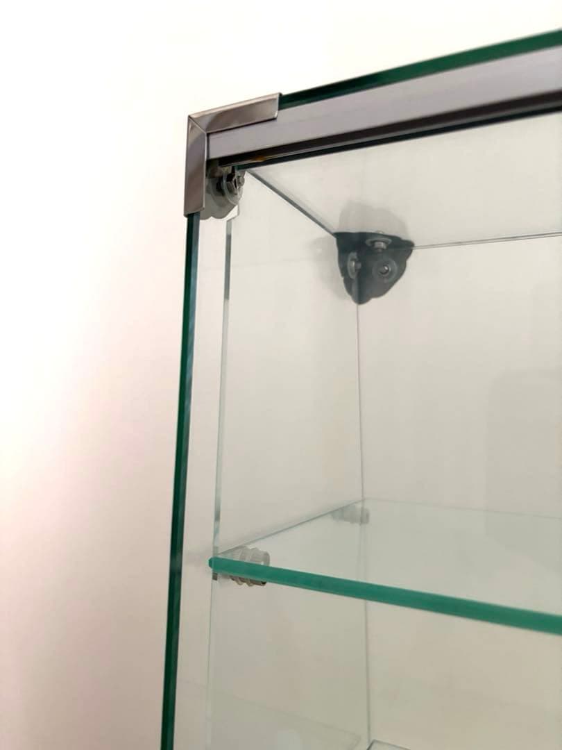 3段 ガラスケース　アンティーク　レトロ