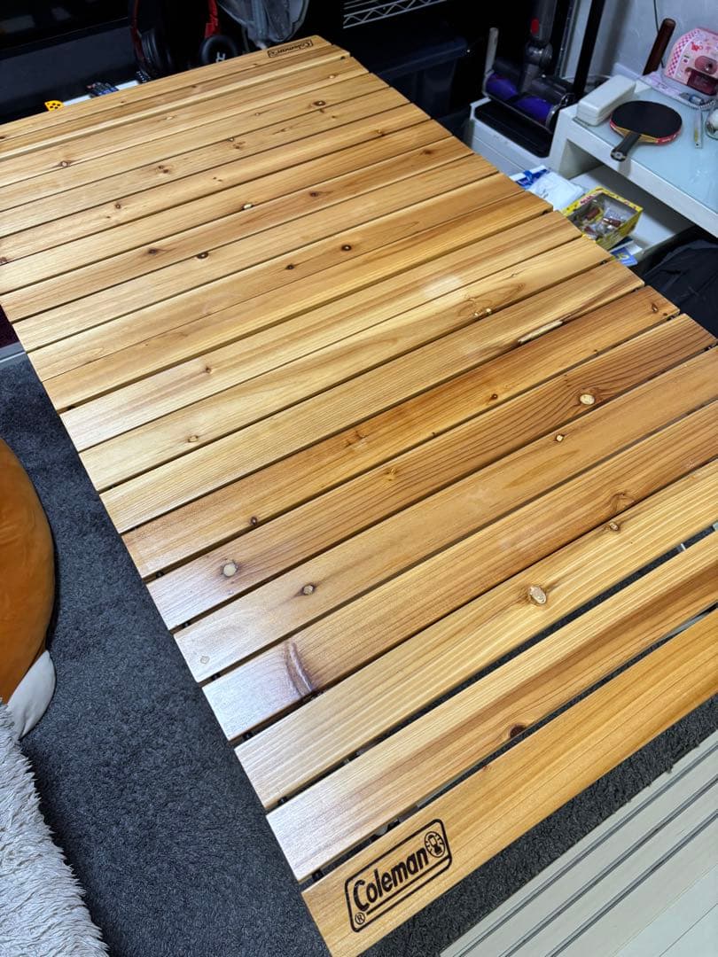 【最終価格】コールマン ナチュラルウッドテーブル120