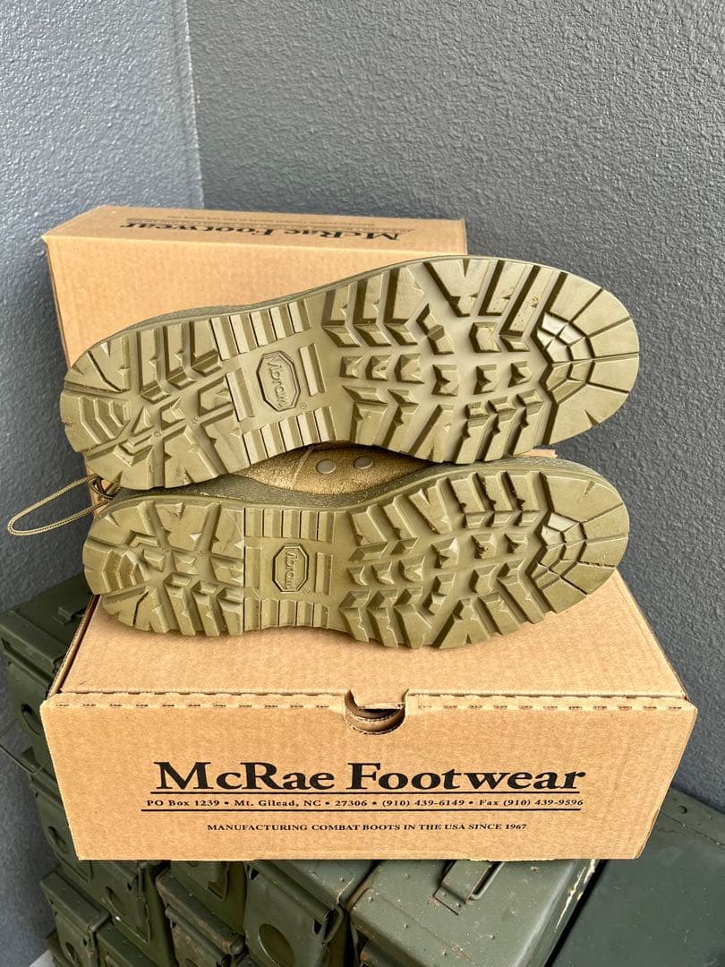 米軍放出未使用McRae USMC コンバットブーツ 8.5R(26.5)ラスト