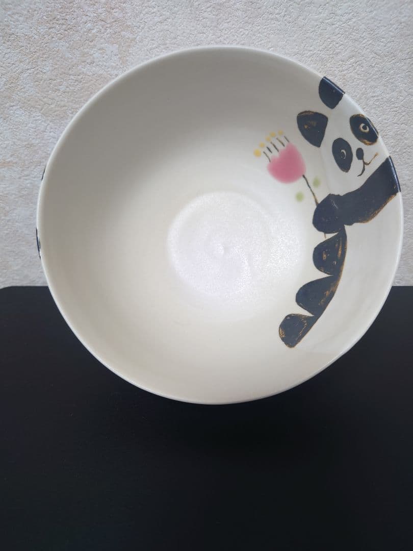 石木文　パンダ丼鉢　新品未使用