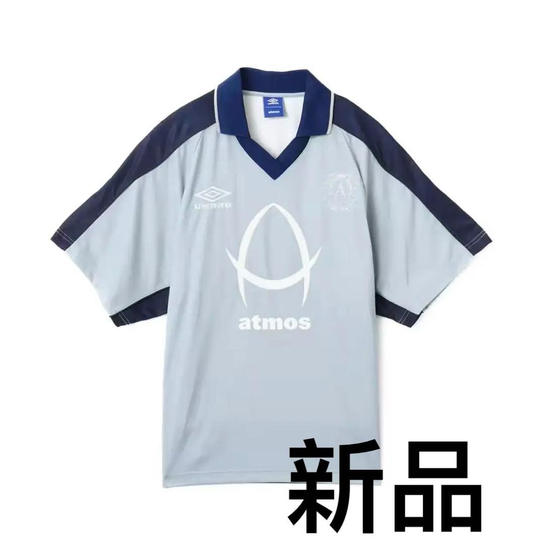 【新品未使用】UMBRO × atmos サッカージャージ 半袖 NAVY M