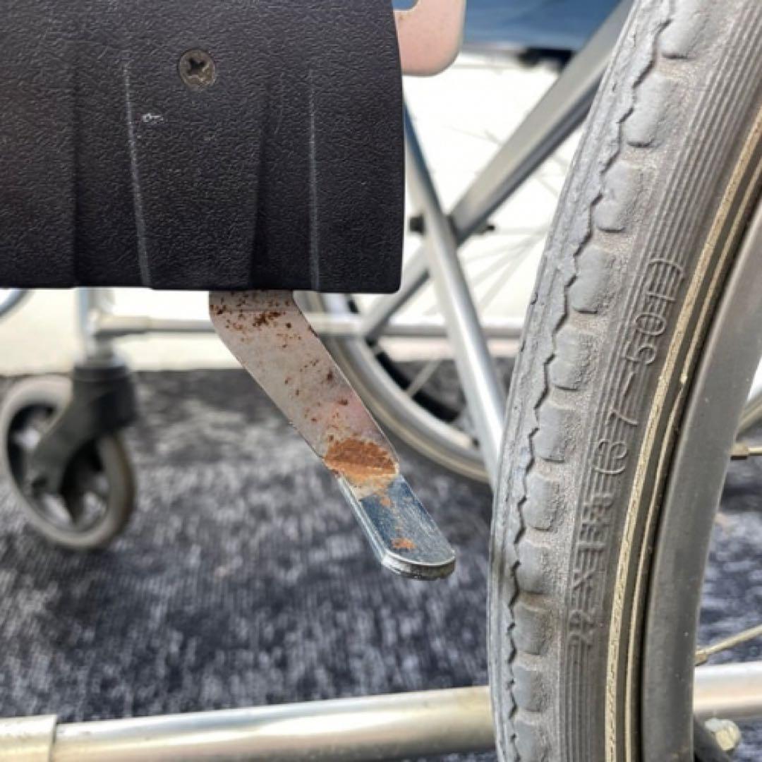 MiKi 車椅子 中古 軽量タイプ ブレーキ付き 介助式